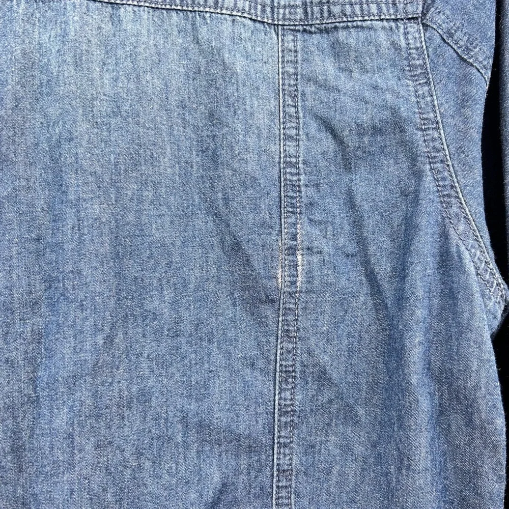 Bluecrush denim long sleeve shirt, Medium, snaps, blue jean, tailored Western - Picture 6 of 6